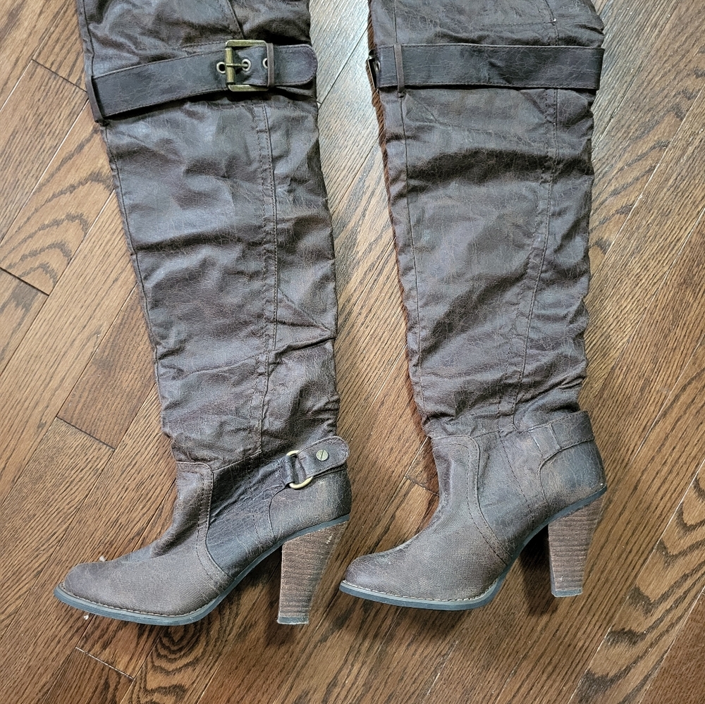 Knee high boots